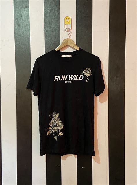 run wild my child givenchy|Givenchy: Black 'Run Wild My Child' T.